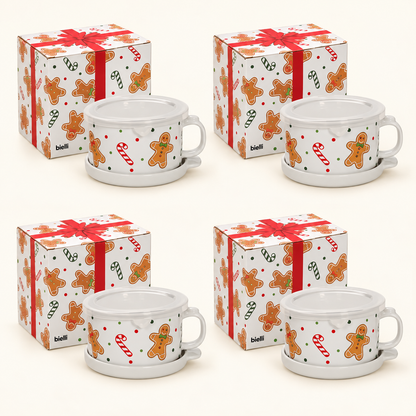Bielli Mugs w/ Lid-its & Gift Boxes