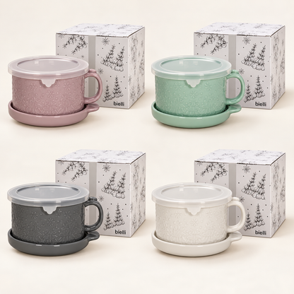 Bielli Mugs w/ Lid-its & Gift Boxes