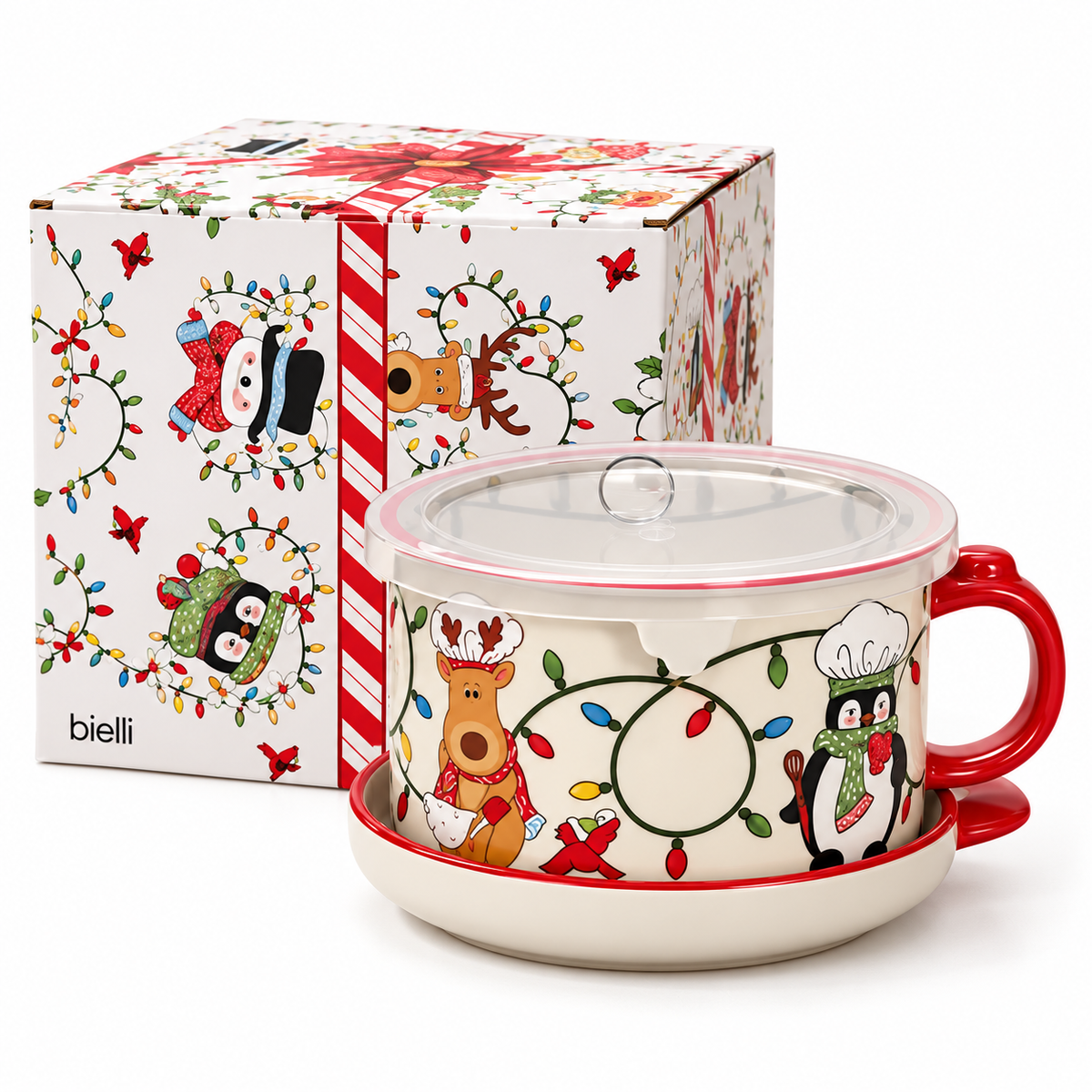 Bielli Mugs w/ Lid-its & Gift Boxes